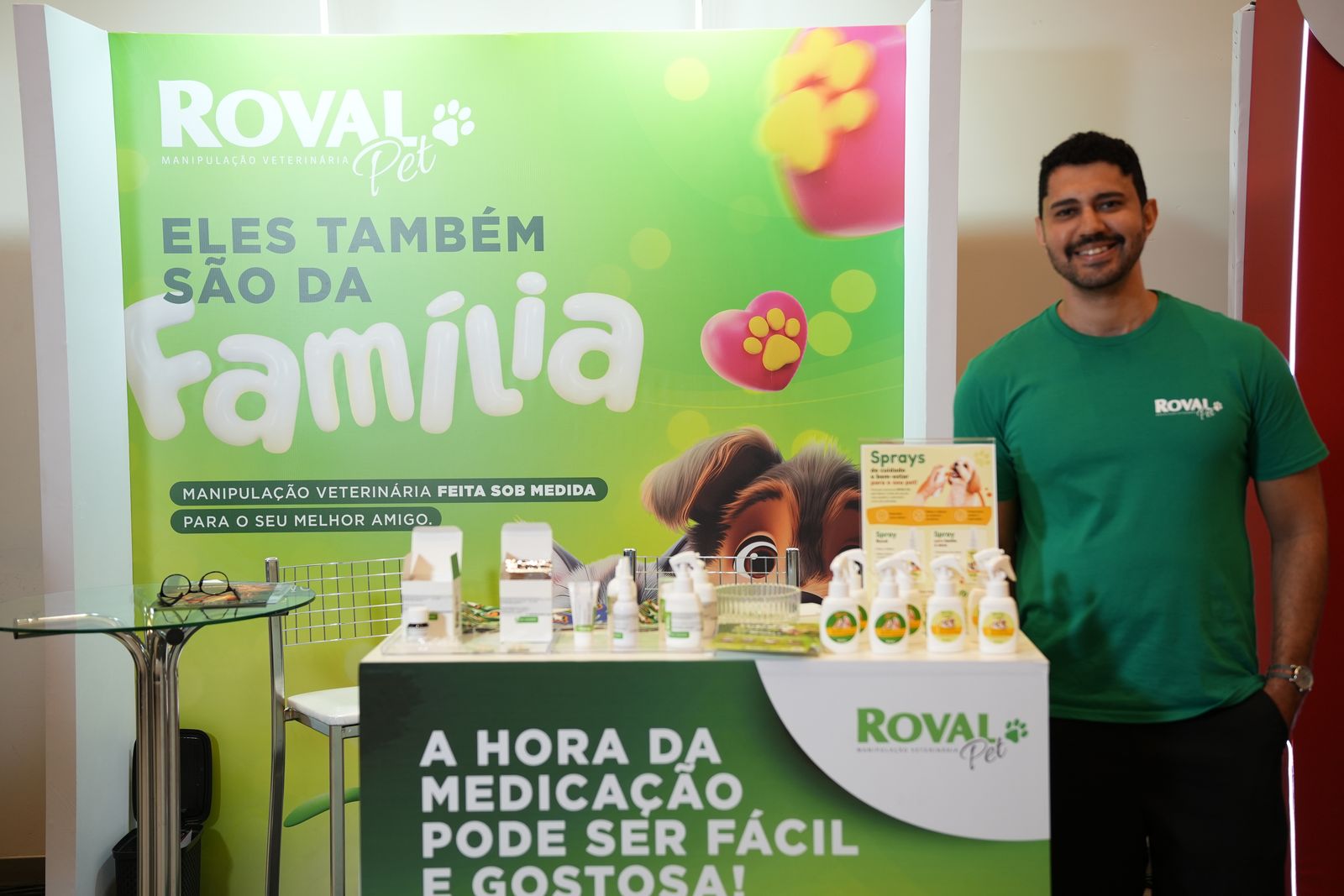 Feira de expositores da XIII Jornada de Nutrição Roval